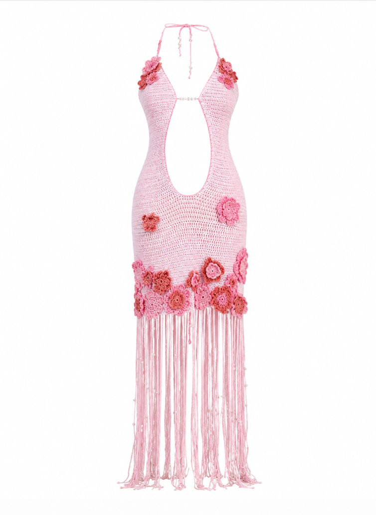 Pink Flora Dress