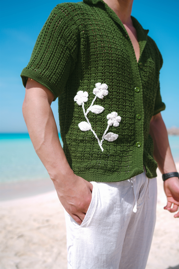 Olive Shirt Men