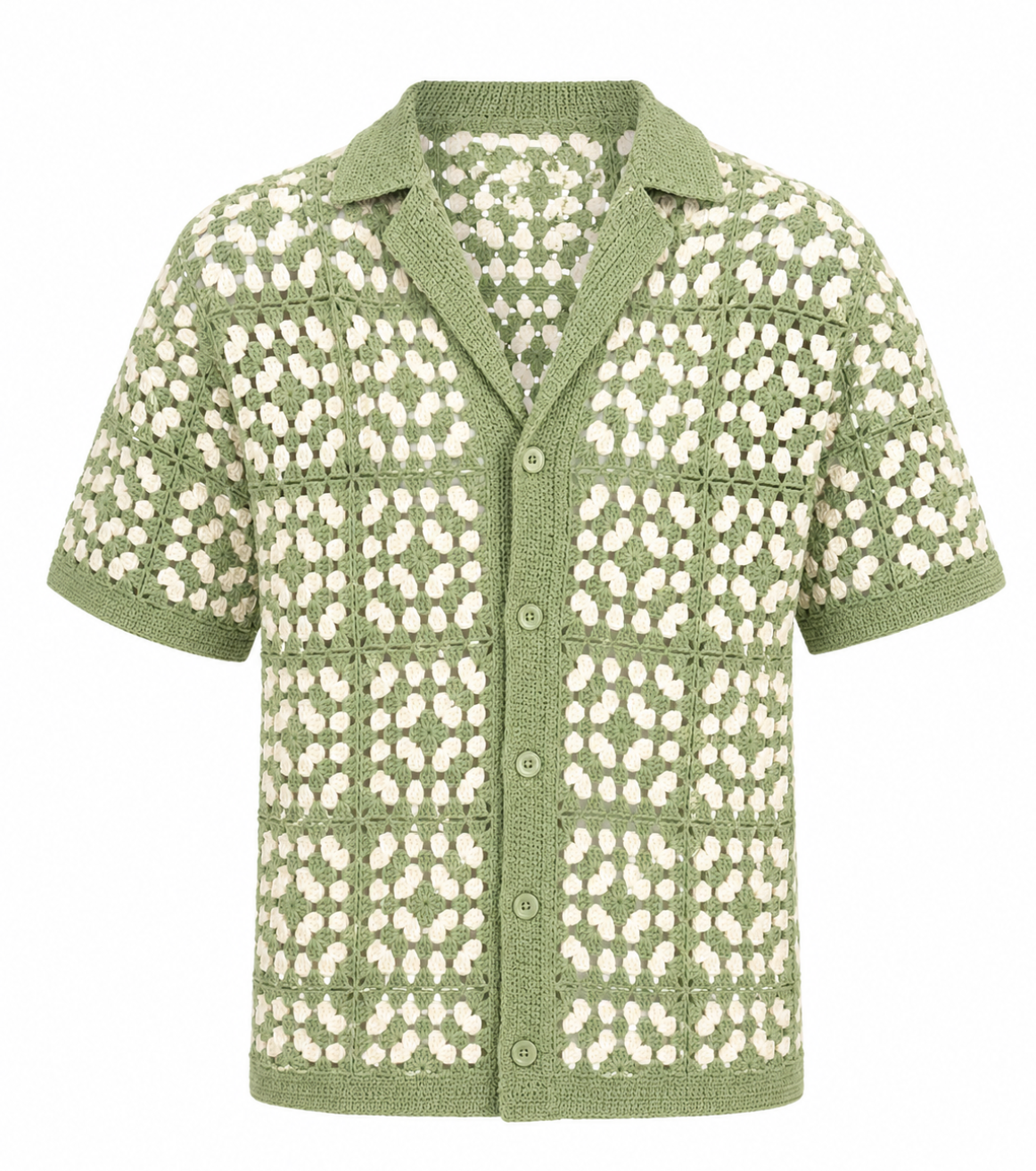 Green Shirt Men